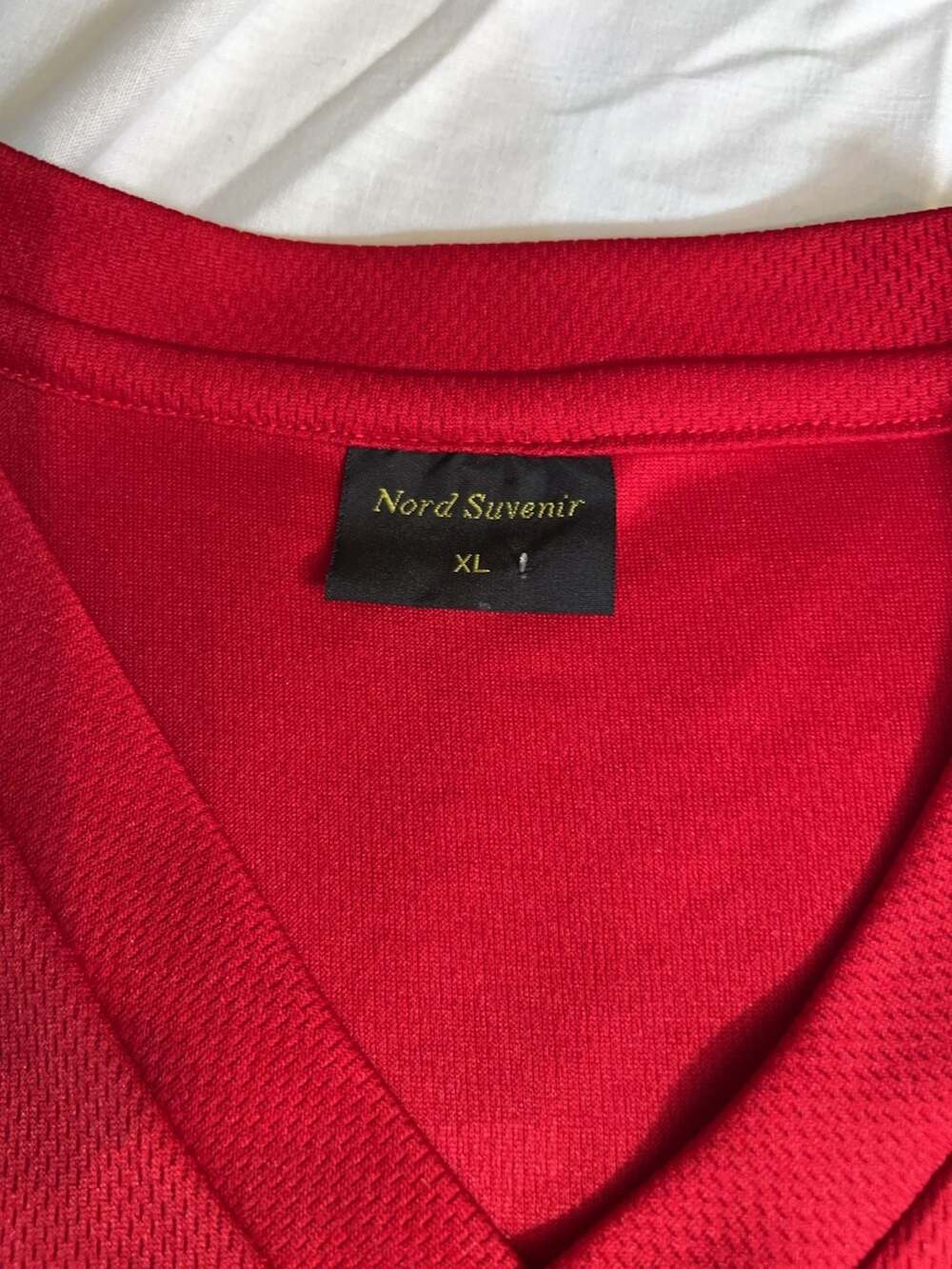 Nord Suvenir Norway Flag V-Neck Jersey Shirt Size XL - Picture 2 of 5
